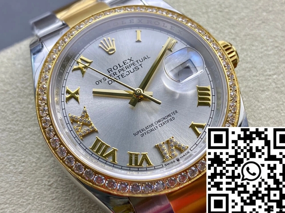 M126283RBR-0018 Bezel EW Factory Datejust Diamond-set Rolex 0924